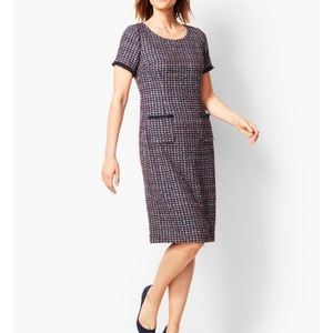 Talbots Tweed Fringe Dress size 6